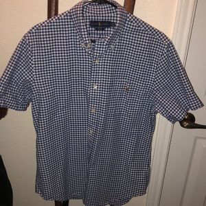 Ralph Lauren plaid button down shirt large